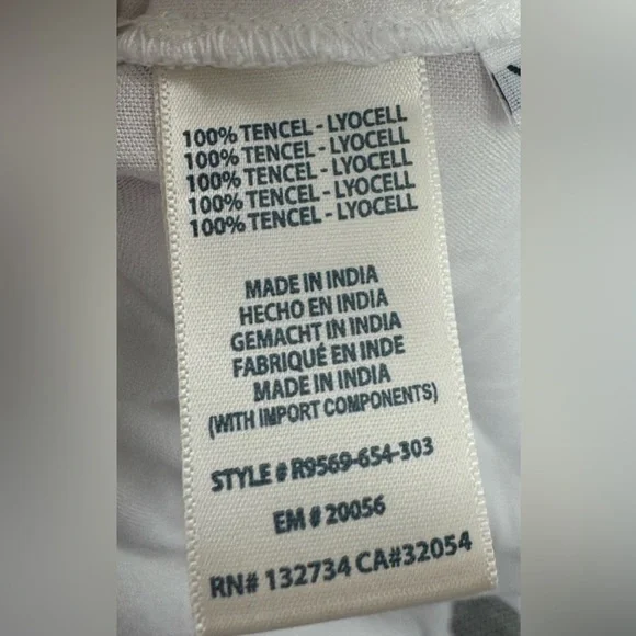 Anthropologie Cloth & Stone White Button-Up Blouse - Picture 8 of 8